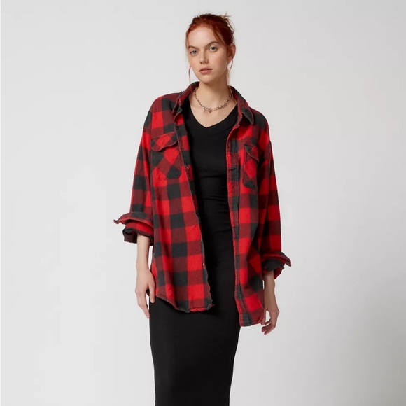 Vintage heavy weight flannel shirt from Urban Outfitters Urban Renewal - Picture 5 of 5